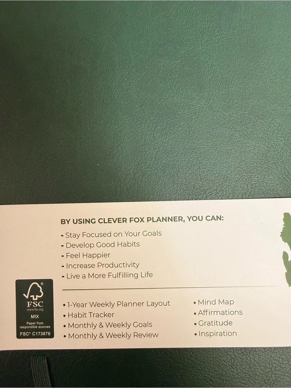 Clever Fox Premium Edition Weekly Planner